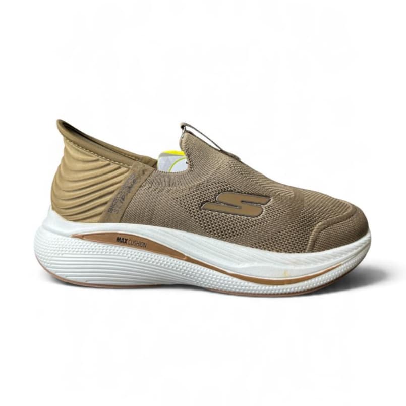 Skechers Slip-ins Max Cushioning Sneakers - Taupe — Lifestyle