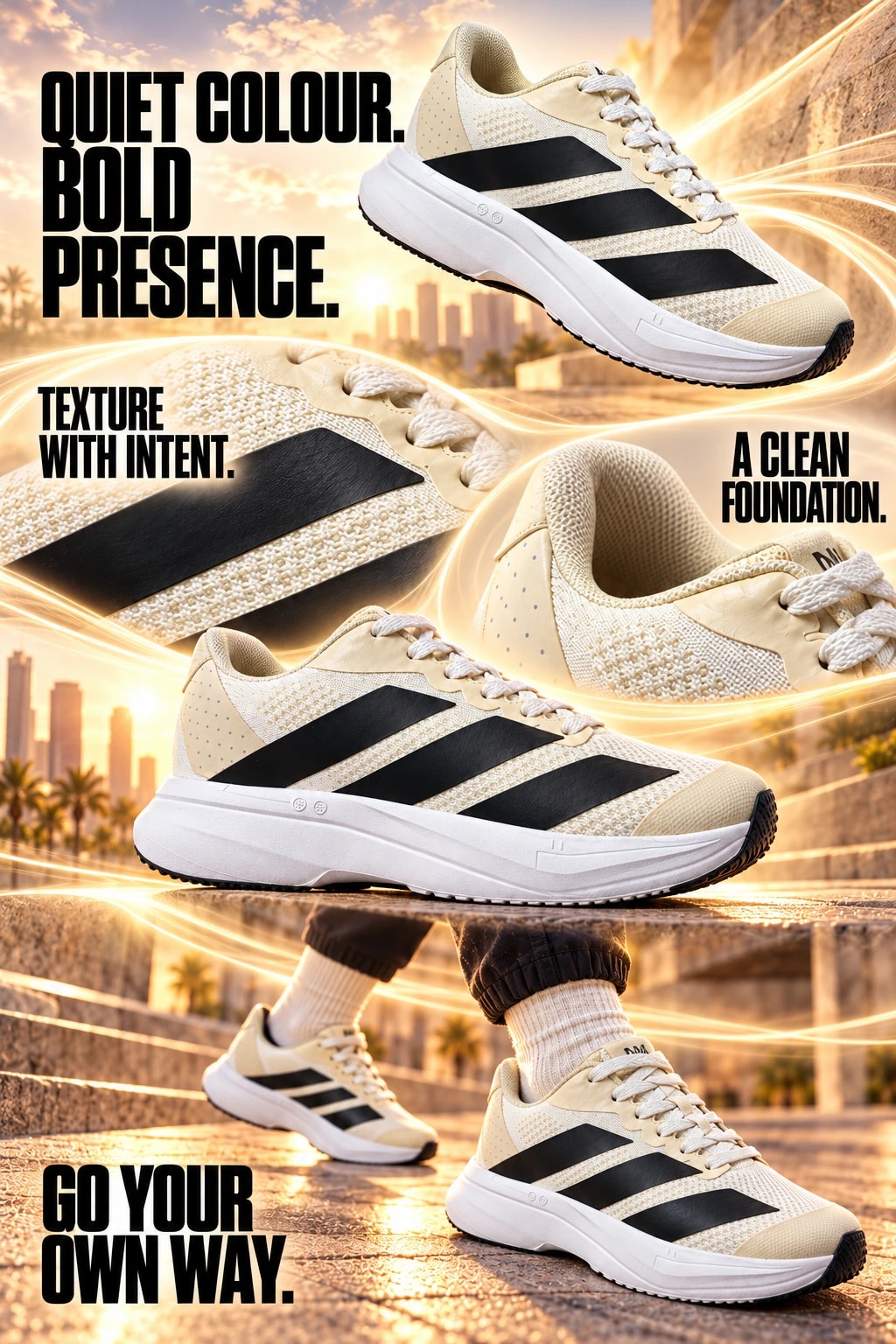 Adidas Adizero Sneakers - Sand / Black in Pakistan | KiCKS IN BOX